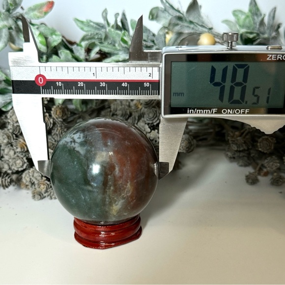 Ocean Jasper Sphere - Picture 8 of 9